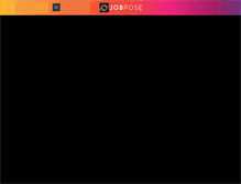 Tablet Screenshot of jobpose.com
